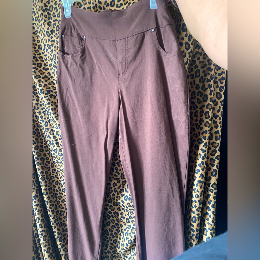 Brown dress pant leggings